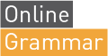 online grammar footer orange